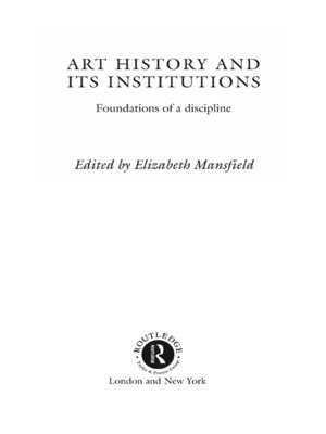 cover image of Art History and Its Institutions
